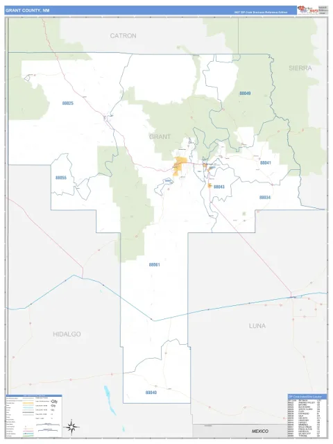 Grant County, NM map