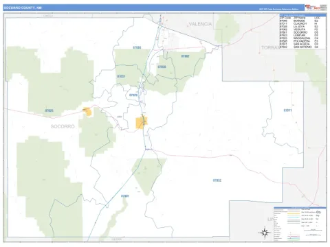 Socorro County, NM map