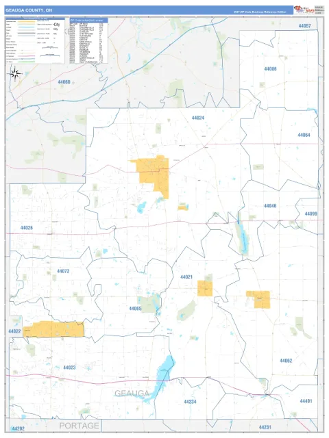 Geauga County, OH map