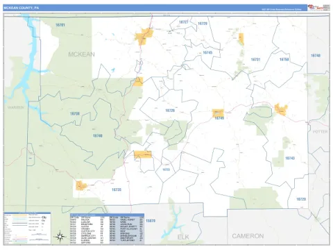 McKean County, PA map