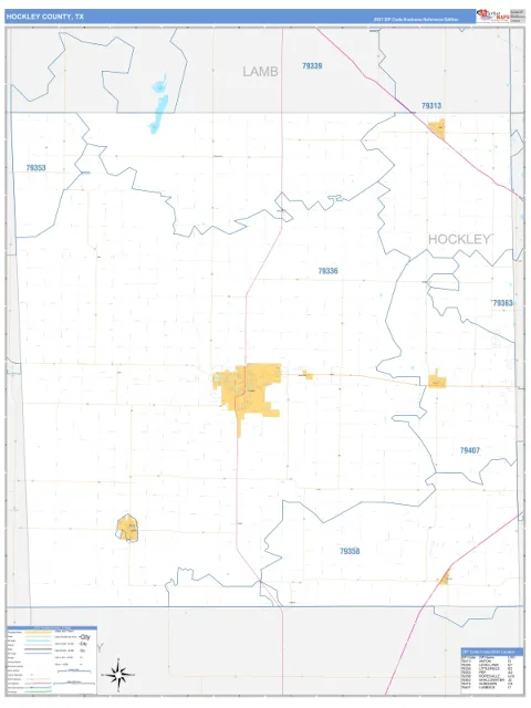 Hockley County, TX map