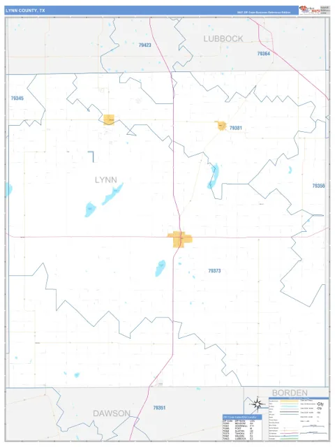 Lynn County, TX map