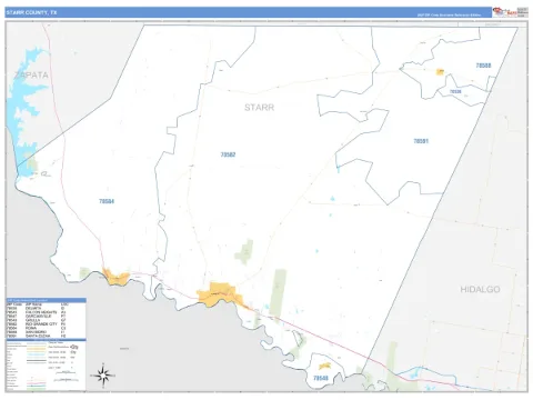 Starr County, TX map