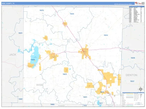 Wise County, TX map