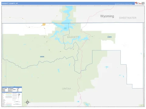 Daggett County, UT map