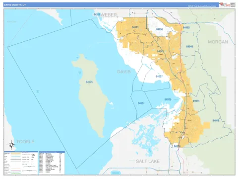 Davis County, UT map