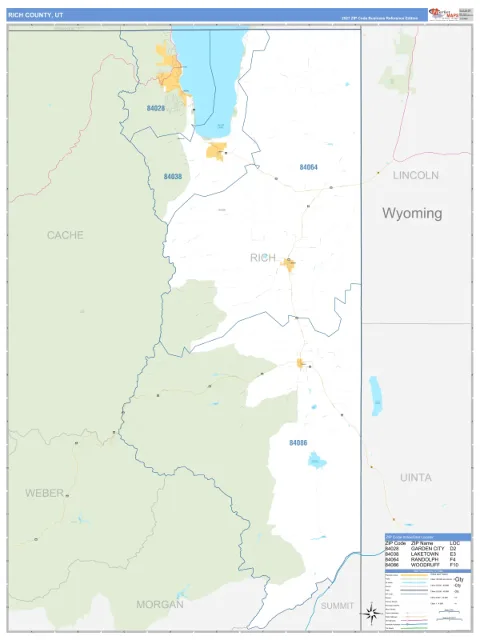 Rich County, UT map