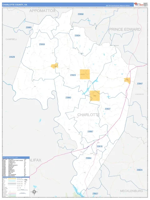 Charlotte County, VA map