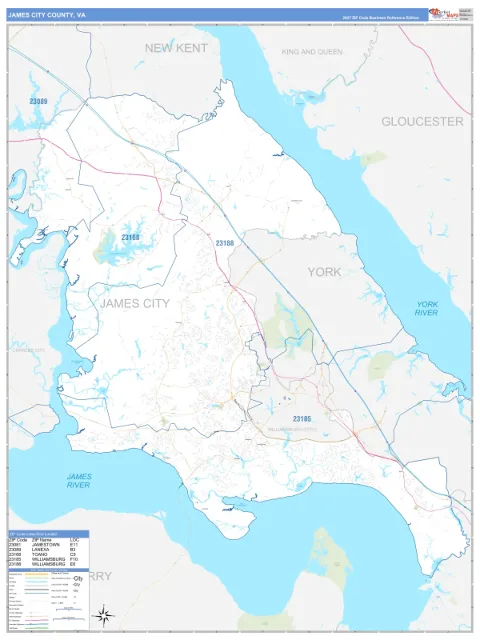 James City County, VA map