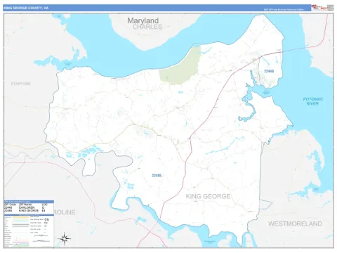 King George County, VA map