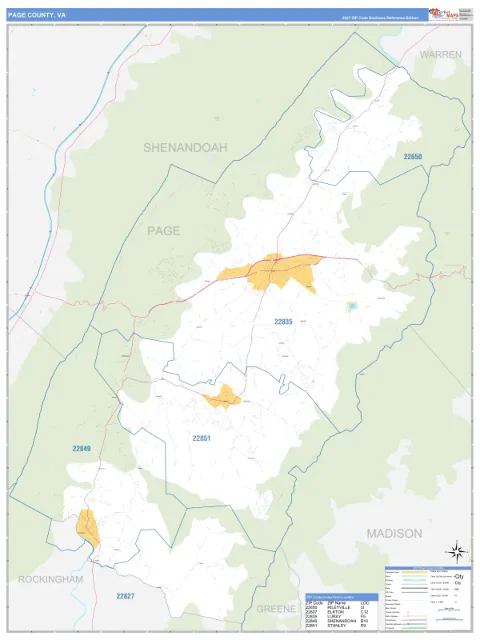 Page County, VA map