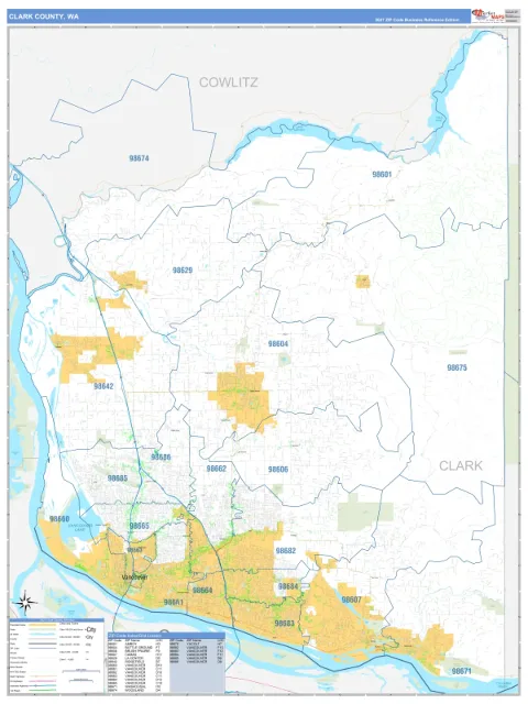 Clark County, WA map