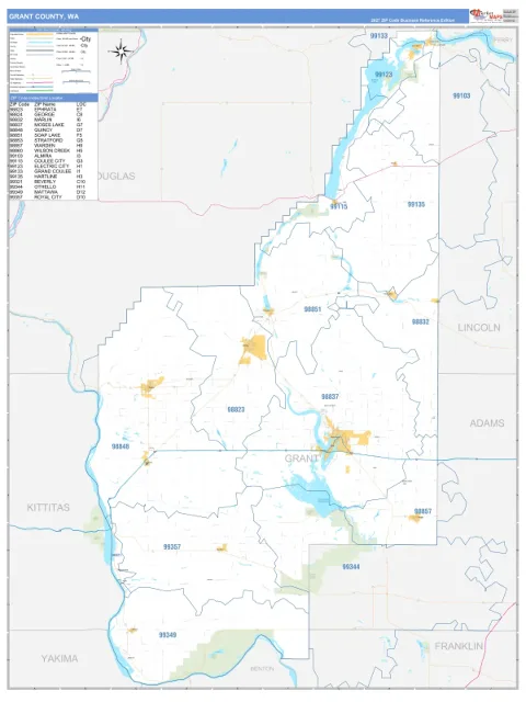 Grant County, WA map