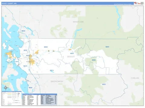 Skagit County, WA map