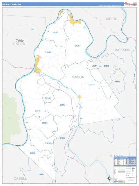 Mason County, WV map