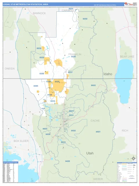 Logan metro area map