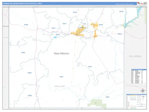Farmington metro area map