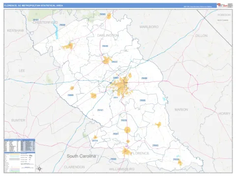 Florence metro area map