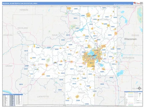 Madison metro area map