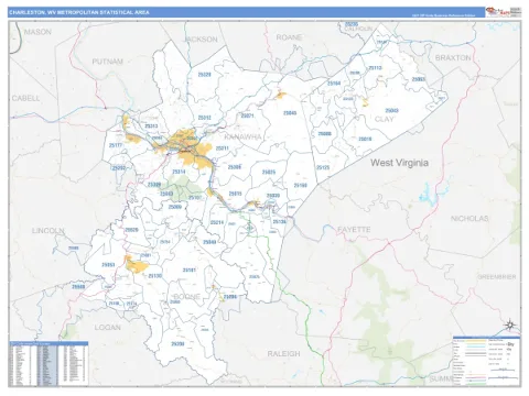 Charleston metro area map