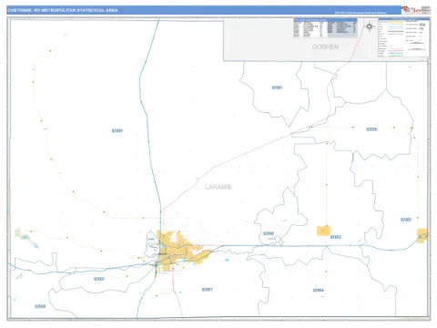 Cheyenne metro area map
