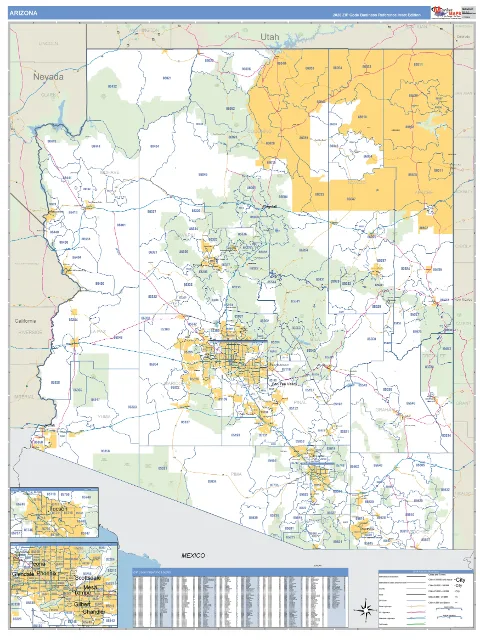 Arizona state map