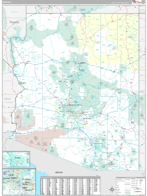 Arizona Digital Map preview