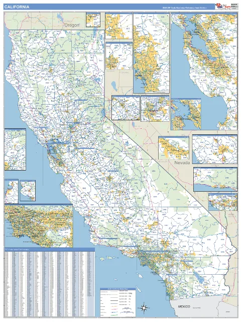 California state map