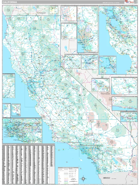 California Digital Map preview