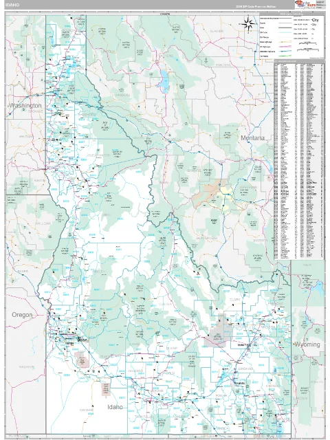 Idaho Digital Map preview