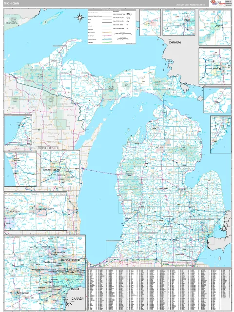 Michigan Digital Map preview