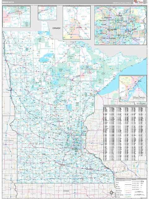Minnesota Digital Map preview