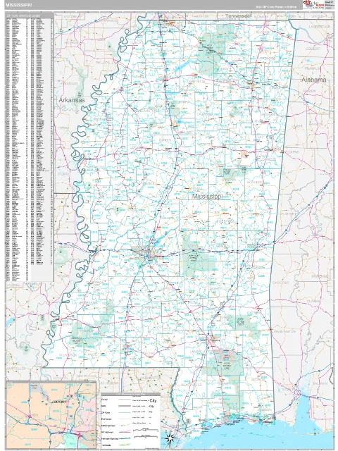 Mississippi Digital Map preview
