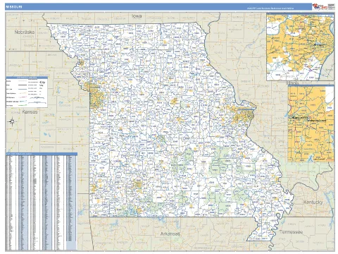 Missouri state map