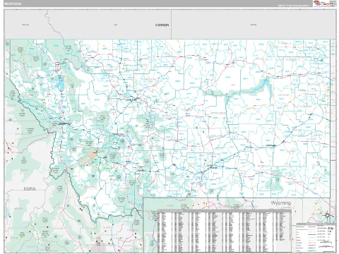 Montana Digital Map preview