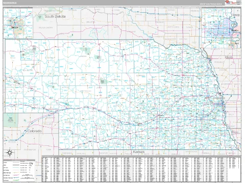 Nebraska Digital Map preview