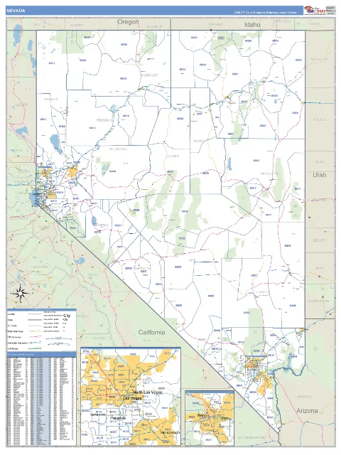 Nevada state map