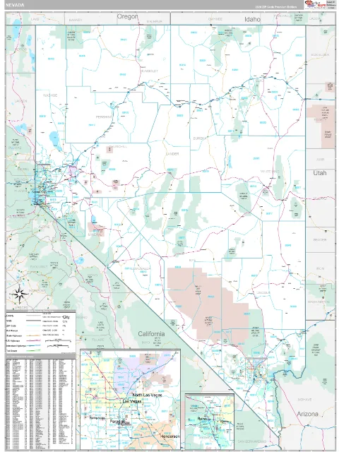Nevada Digital Map preview