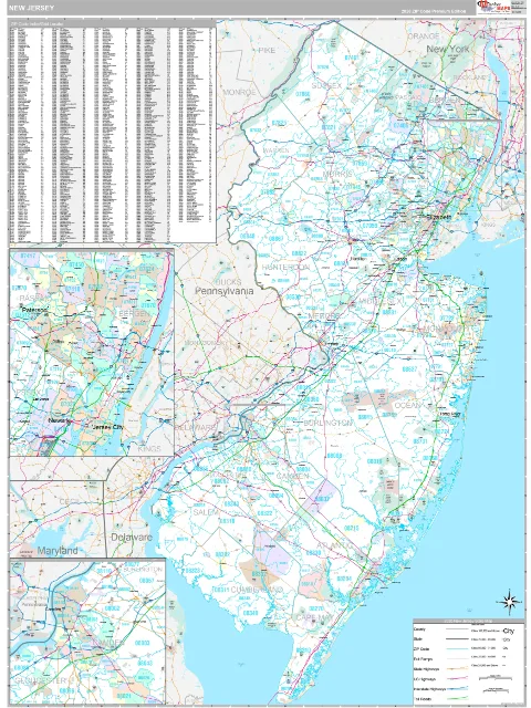 New Jersey Digital Map preview