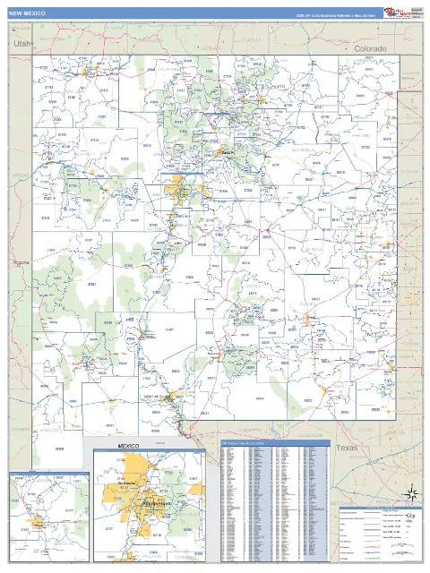 New Mexico state map