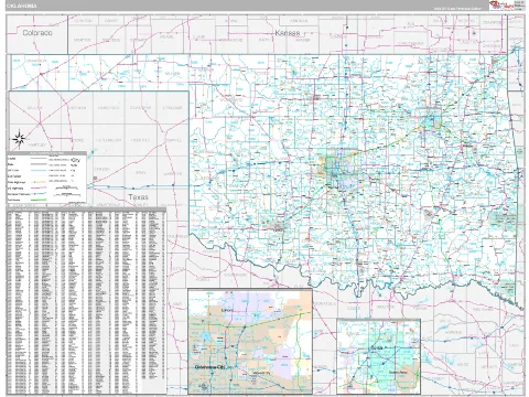 Oklahoma Digital Map preview