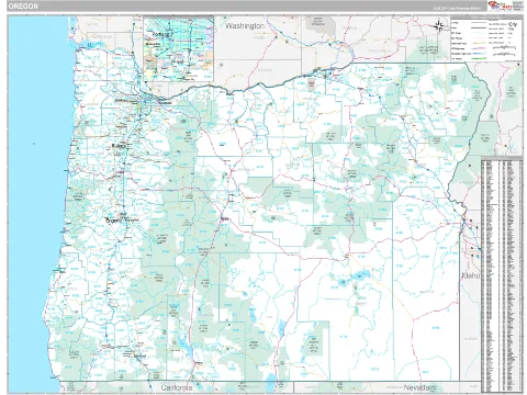 Oregon Digital Map preview