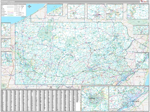 Pennsylvania Digital Map preview
