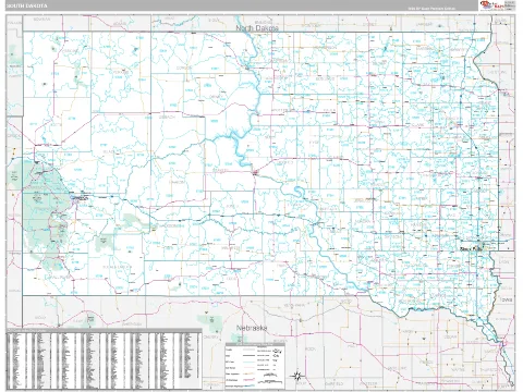 South Dakota Digital Map preview