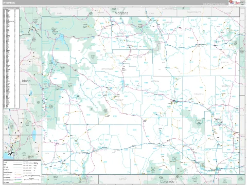 Wyoming Digital Map preview